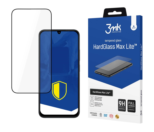 3mk HardGlass Max Lite Black do Redmi Note 15 Pro 5G - 1511677 - zdjęcie